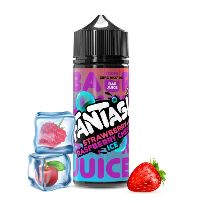 907831 Strawberry Raspberry Cherry 50/50 E-Liquid Fantasi Bar Juice